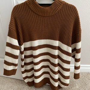 NEW women’s pullover striped knit sweater small